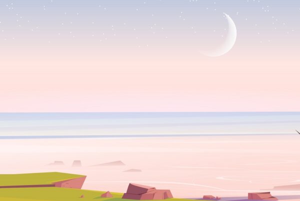 a cartoon image of a lighthouse with the ocean in the background