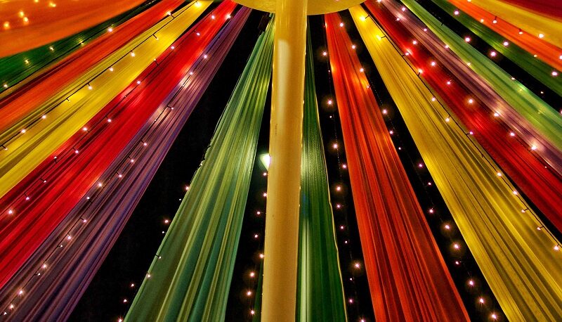 carnival colors and lights