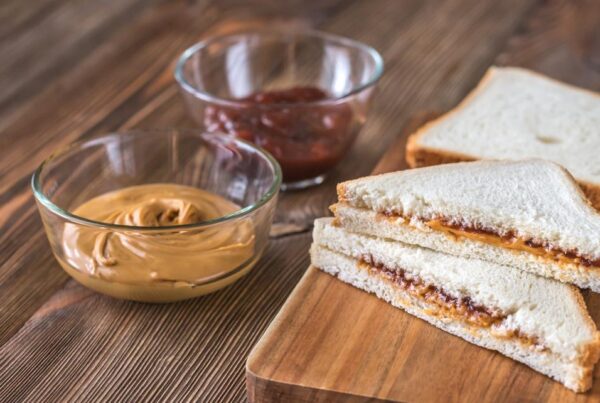 peanut butter and jelly sandwich