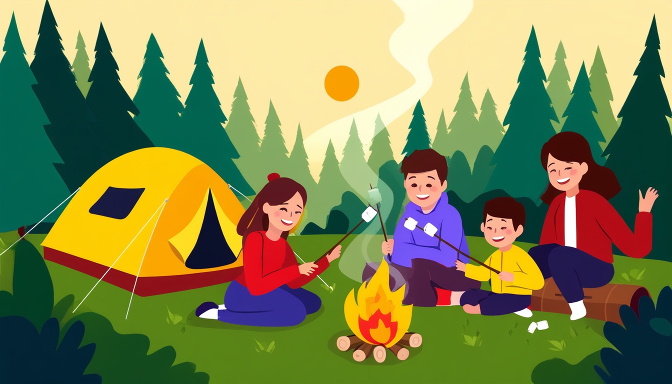 Whispers by the Creek: A Family Camping Adventure
